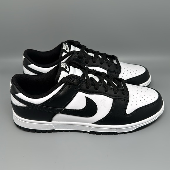 Nike‎ Dunk Low Retro White Black Panda Shoes DO1391-100 Men's Sz 11